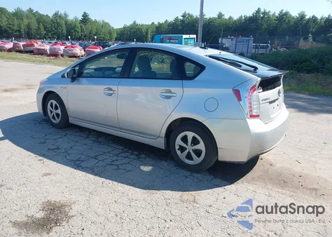 2012 Toyota Prius Four from USA, damaged, VIN JTDKN3DU6C5421852